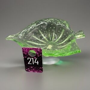 Lefton Green Leaf Bubble Dish 8" Long -2" Deep‎ -5.5" Across